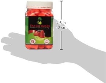 Premium Soft Foam Ear Plugs for Sleeping Noise Cancelling, Hearing Protection Earplugs for Shooting Range, Concerts, Work & Travel, Noise Reduction Rating 32 Decibels, 50 Pairs