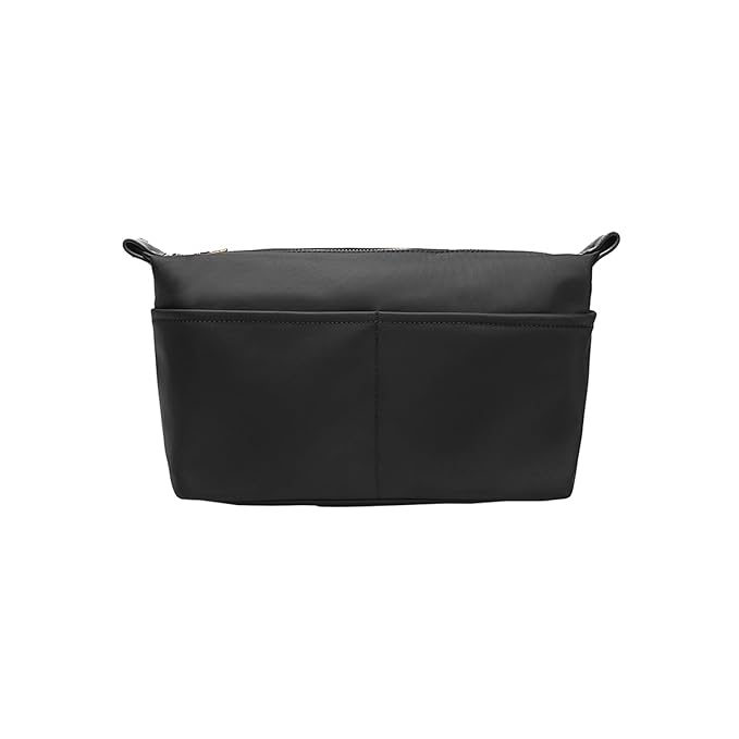 Insert Storage Bag Set Three Size Purse Organizer Cosmetic Bags with Compartments Makeup Travel Bags for Women Nylon (Medium-nylon)