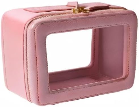 SANHECUN Toiletry bag waterproof cosmetic organizer with handle lagre opening for travelling