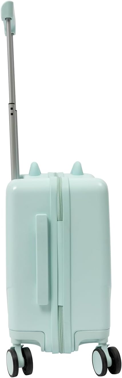 18" Kids Luggage Suitcase for Girls & Boys, Kids Carry On Luggage with Wheels Children’s Suitcase w/Lock (Baby Blue)