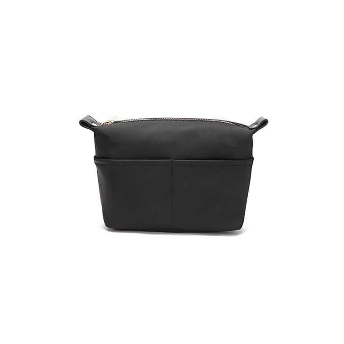 Insert Storage Bag Set Three Size Purse Organizer Cosmetic Bags with Compartments Makeup Travel Bags for Women Nylon (Small-nylon)