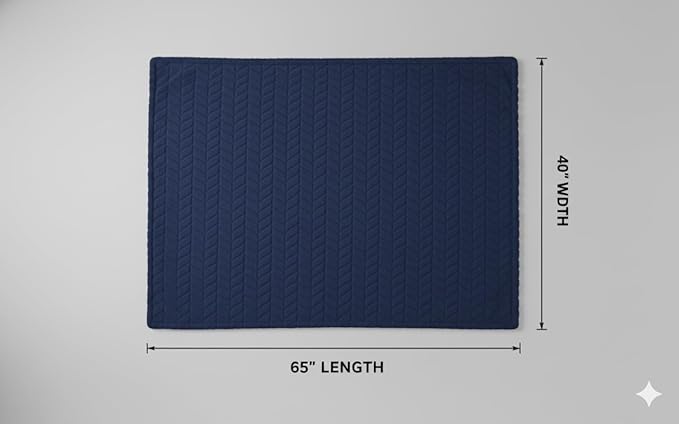 EverSnug Premium Travel Blanket Pillow - Soft 2 in 1 Airplane Blanket with Soft Bag Pillowcase, Hand Luggage Sleeve and Backpack Clip (Navy Blue)