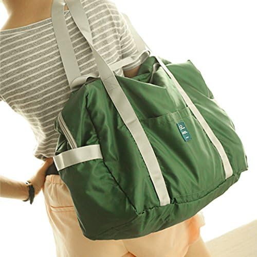 VanFn Foldable Travel Duffel Bag, Sports Duffels Gym Bag, Rainproof Nylon Totes, Sports Shoulder Handbag, Lightweight Duffle Bags For Women & Men, Outdoor Weekend Bag, P.Travel Series