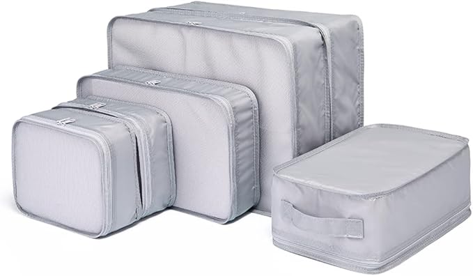 JJ POWER Travel Packing Cubes, Luggage Organizers with Shoe Bag