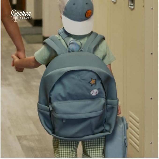 Parker Kids Backpack | Tear-Resistant & Comfortable School & Travel Backpack for Kids with Patch Customization