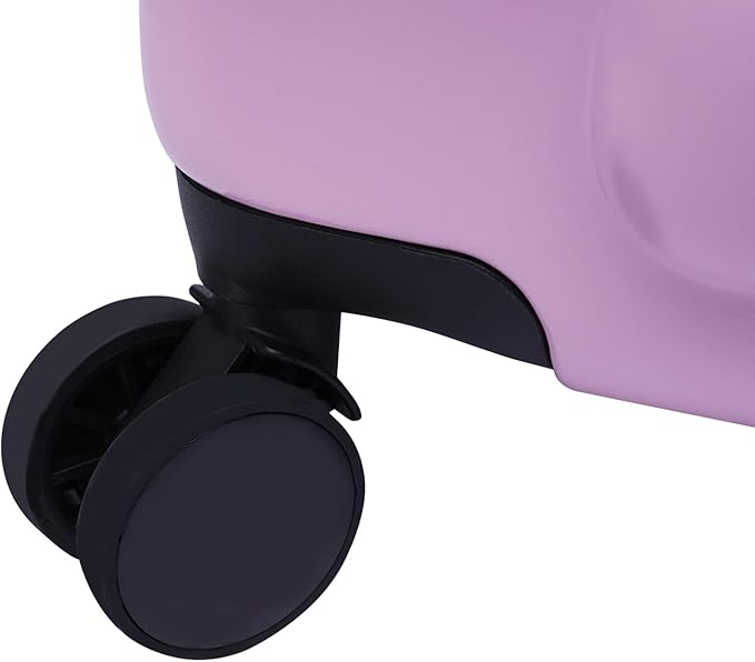 CNCEST 24" Kid's Ride-on Travel Suitcase, Rolling Carry Trolley Luggage with Password Lock, Children's Ride On Trolley Gift (22.4X11.8X23.6")