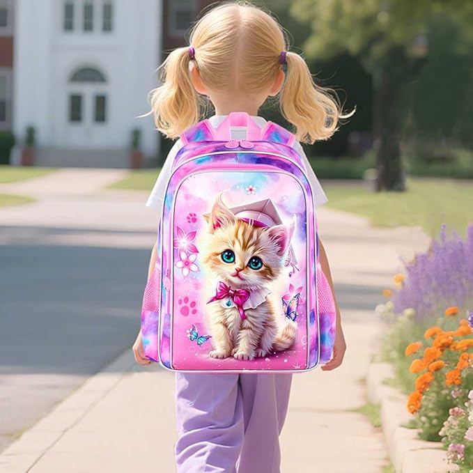 Kids Suitcase with Wheels for Girls and Boys, Rolling Carry on Luggage for Toddler Children