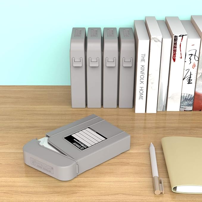 ORICO 5 Packs 3.5inch Hard Drive Case Protective Box Storage Case Cover Organization Shell for Shockproof Slashproof and Dustproof for Gray-PHI-5S