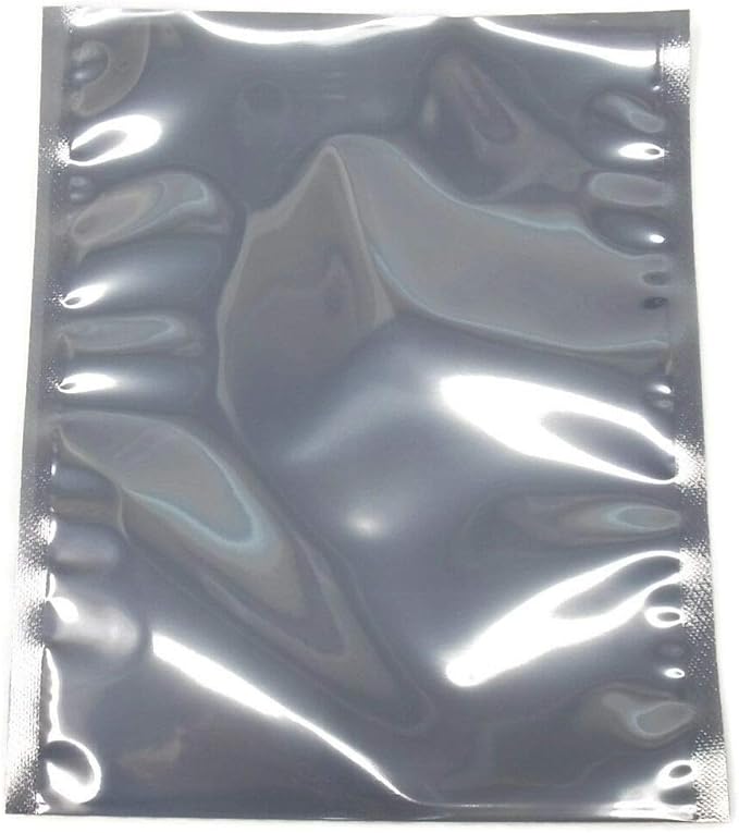 APQ Pack of 500 Static Shielding Bags 12 x 16. Grey Electrostatic Bags 12x16. Open Ended Heat Sealable Bags. Transparent Material. Great for Electronical Sensitive Components.