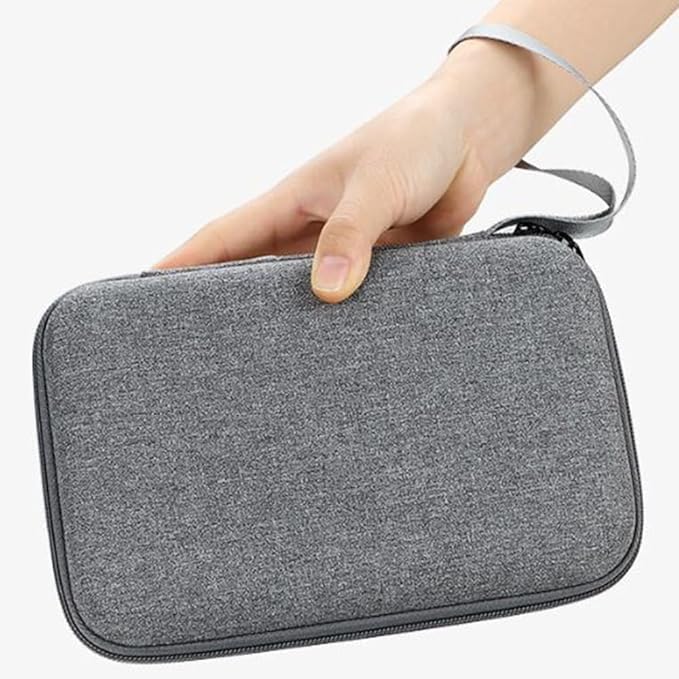 Hard Electronic Organizer Travel Cable Accessories Bag, Waterproof Electronic Organizer Case, Shockproof Electronic Accessories Organizer Bag for Power Bank,Adapter,Chargers,Mouse,Cable,Flash Drive