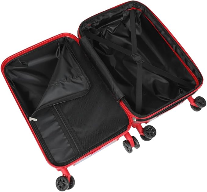 Bioworld Super Mario Bros Character Group Art 20" Rolling Carry On Luggage