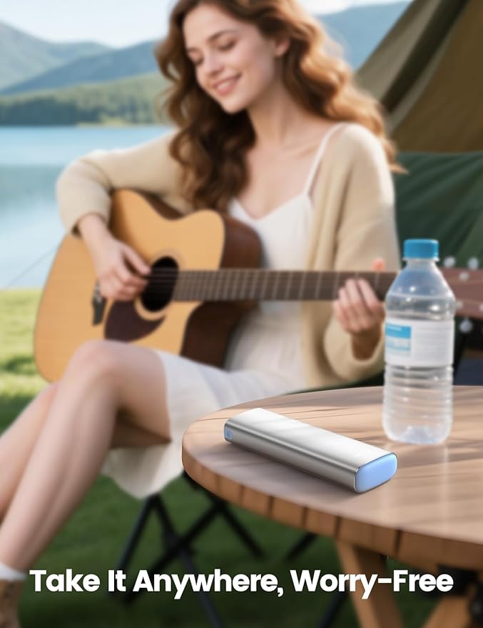 Vaydeer Metal Travel Pill Organizer – Compact Weekly Pill Box for Daily Medication – Portable Small Pill Case for Vitamins, Pills & Supplements (Black)