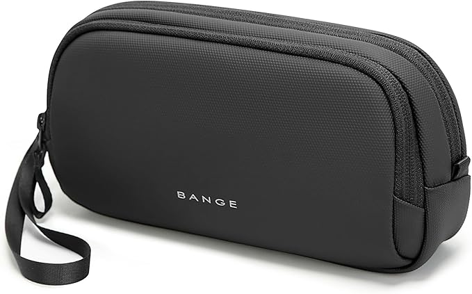 BANGE Electronics Organizer Travel Case, Water Resistant Travel Bag, Tech Pouch Accessories Organizer for Cable,Cord, Phone, Cables, USB Flash Drive, Daily Items