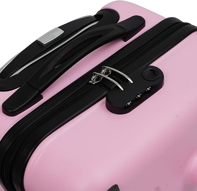 20" Ride-On Suitcase for Kids Toddler Suitcase Kid Luggage with Spinner Wheels Children's Trolley Case Portable Kids Trolley Suitcases Children Rolling Trolly Luggage with Lock & Belt