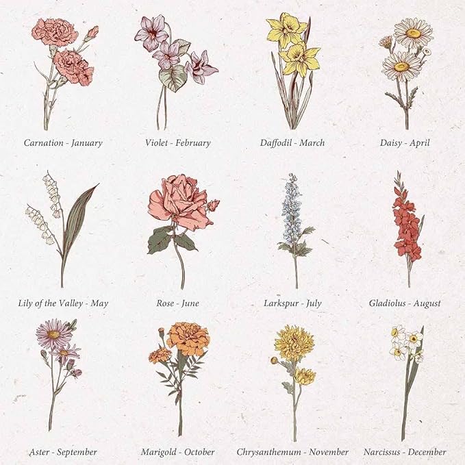 Custom Jewelry Box With LED Light and Makeup Mirror Leather Travel Jewelry Case Organizer Personalized Birth Flower Name Jewelry Boxes For Women