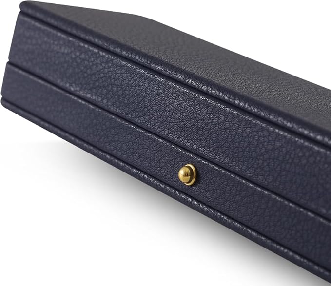 Bracelet Box, Leather Gift Box For Women,Premium Jewelry Boxes,Luxury Bangle Box (Dark Blue)