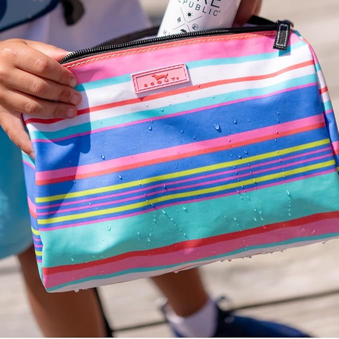 SCOUT Packin' Heat Toiletry Bag - Makeup, Toiletry & Cosmetic Bag, Fits Full Size Items, Inside Pocket, Water-Resistant, Zips Closed