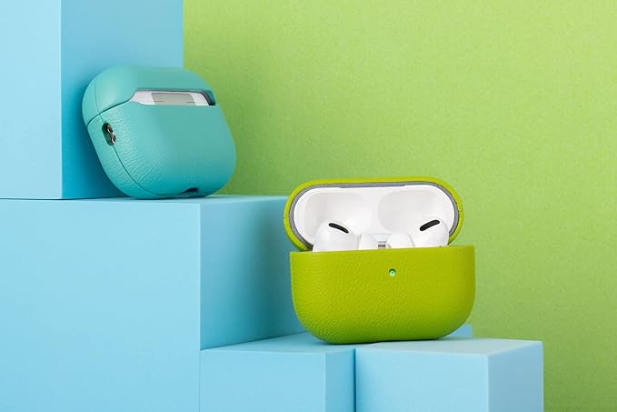 Lopie AirPods Pro 2nd Gen Leather Case, Coffee, Unisex