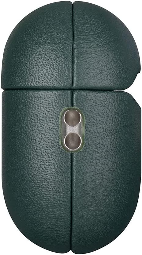Leather Case for AirPods Pro 2nd Generation (Not for AirPods Pro 1st Gen), Lopie Handmade AirPods Pro 2 Leather Case Cover, Protective Case Fully-Wrapped with Top Grain Leather - Dark Green