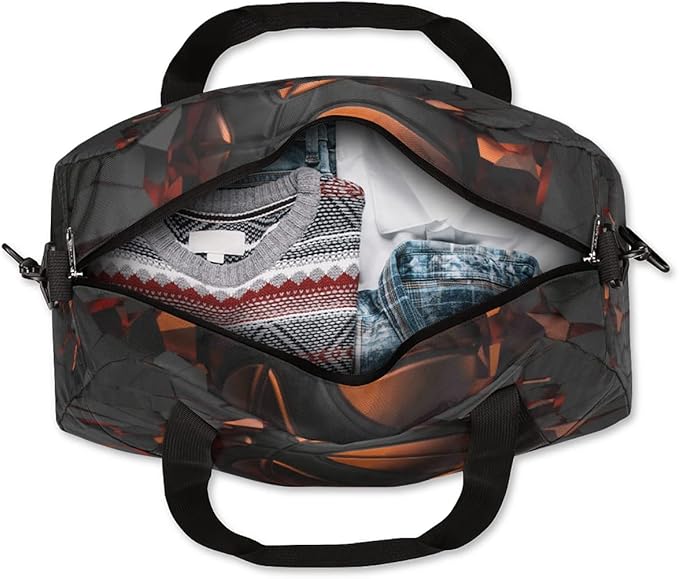 Sports Ball Basketball Crash Gym Duffle Bag for Kids,Sports Bag for Teens Boys & Girls Small Waterproof Overnight Weekender Carry School Practice Travel Bag