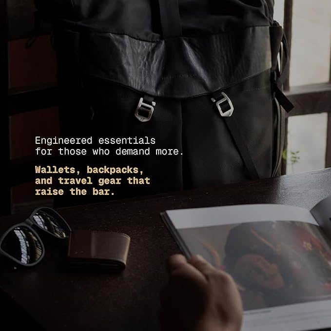 The Frenchie Co. - Golf Speed Wallet Mini - Green Italian Leather - Ultra Slim Minimal Wallet with RFID Blocking - Quick-Access Pull Tab for Fast Card Retrieval