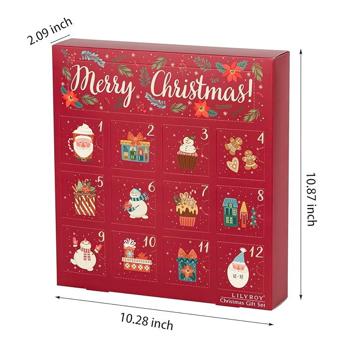 Advent Calendar 2025 Christmas Gifts for Kids Women - Christmas Advent Calendar Bath Bomb with Surprise Inside Bath and Body Gift for Sister, Wife, Mom, Son, Daughter|Spa Gift Set Idea for Kids