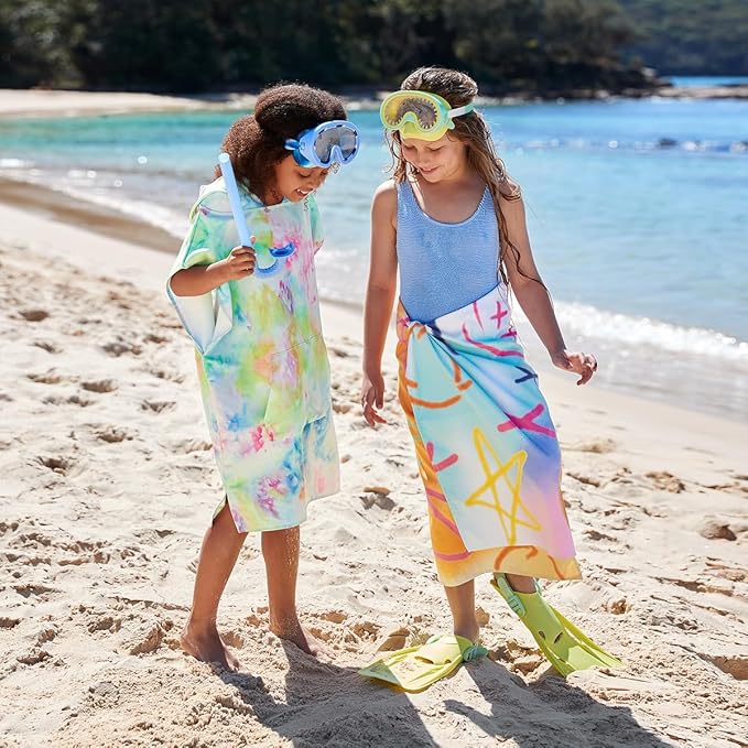 Dock & Bay Quick Drying Towel - for Sports & Gym - Compact, Lightweight - 100% Recycled - Includes Bag - Sand to Streets, Medium (130x70cm, 51x27)