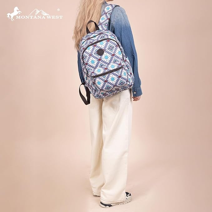 Montana West Backpack for Women Western Travel Backpack Purse Casual Daypack for Laptop College