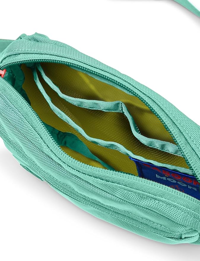 Baboon to the Moon Fanny Pack - Trendy, Compact, Water-Repellent Waist Bag in Multiple Colors and Sizes for Men and Women (Aqua Drift, Mini (1.5L))