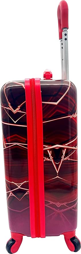 Fast Forward Kids Licensed Hard-Side 20” Spinner Luggage Lightweight Carry-On Suitcase (Spiderman - 2)