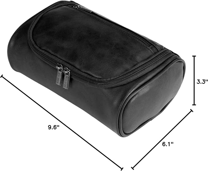 Personalized Small Toiletry Bag for Men, Minimalist Travel Toiletry Organizer Dopp Kit Water-resistant Shaving Bag for Toiletries Accessories, Door Room Essentials, Ideal Chrismas Gifts For Men