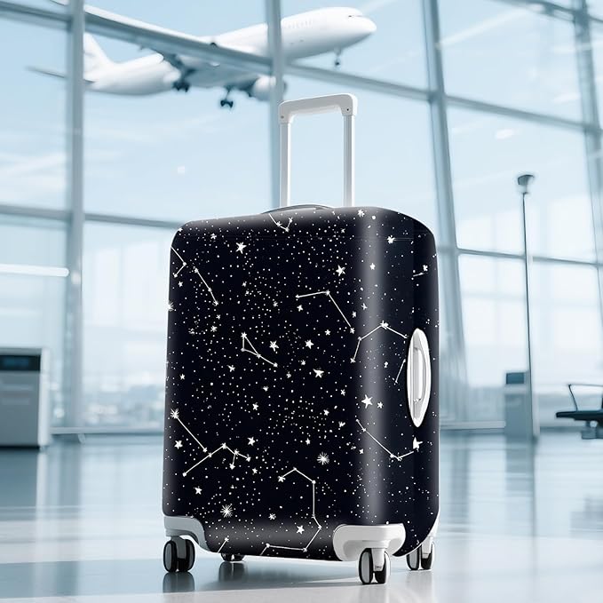 ANNA QUEEN Travel Luggage Cover Suitcase Protector Suitcase Cover Anti-Scratch,Stretchable Bag Cover Washable Durable Polyester