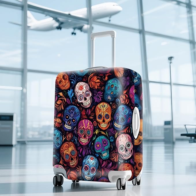 ANNA QUEEN Travel Luggage Cover Suitcase Protector Suitcase Cover Anti-Scratch,Stretchable Luggage Travel Bag Cover Washable