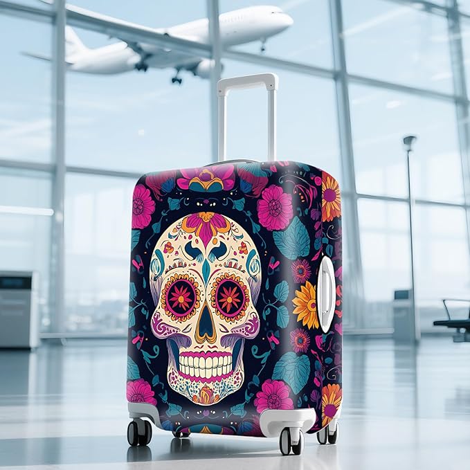 ANNA QUEEN Travel Luggage Cover Suitcase Protector Suitcase Cover Anti-Scratch,Stretchable Luggage Travel Bag Cover Washable