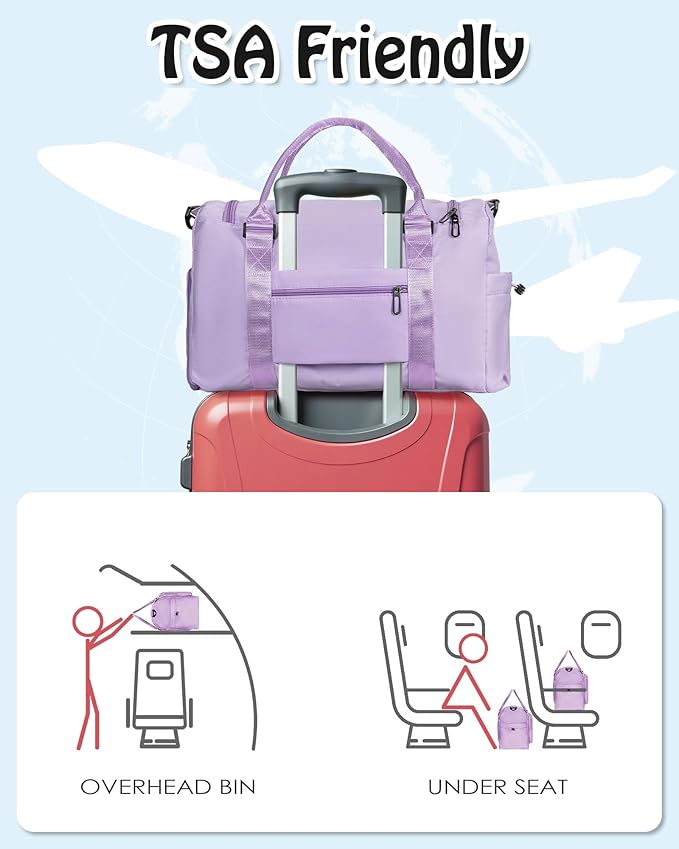 Gifts Teen Girl Gift, Initial Travel Duffle Bag, Duffel Bag,Personalized Weekender Bag, Monogram Overnight Bag Girlfriend Birthday Gifts for Women Gifts for Teen Girls Boys