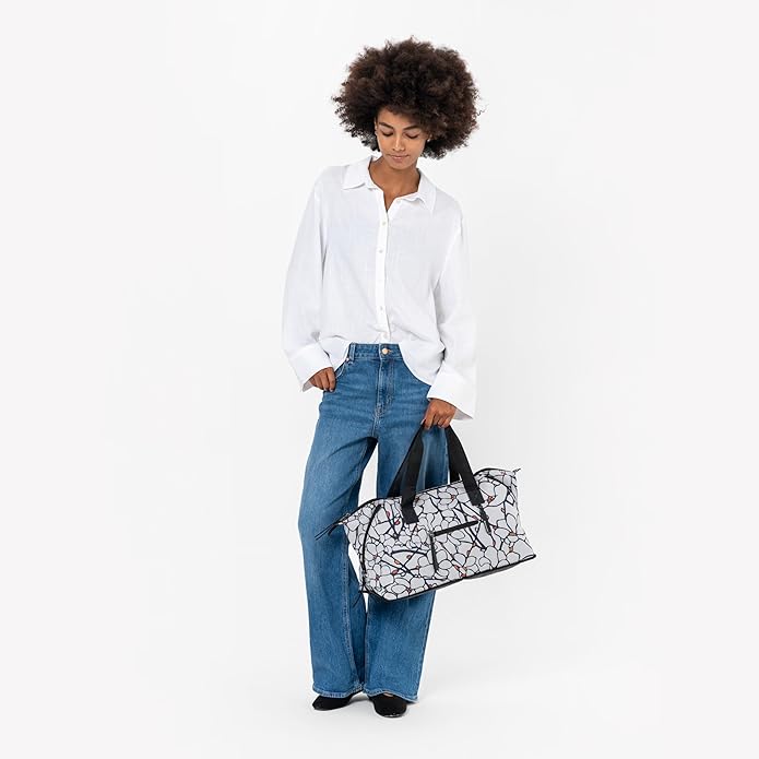 Sherpani Boston, Anti Theft Weekender Bags, Travel Duffel Bag, Carry On Tote Bag with Removable Shoe Bottom Compartment