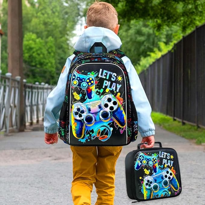 KLFVB Kids Luggage for Boys Girls, Cute Rolling Wheels Suitcase for Toddler, Children Travel Carry on Suitcase