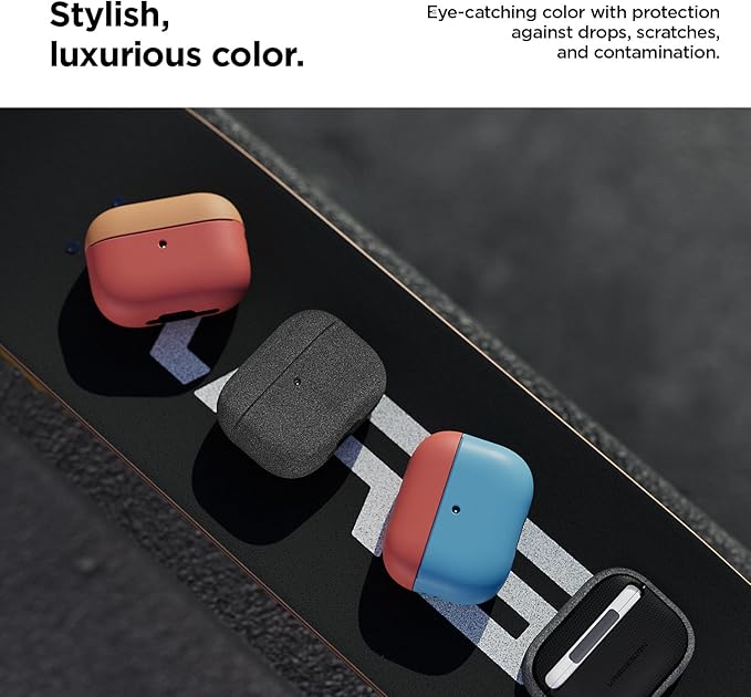 VRS Design Modern for Apple AirPods Pro 3rd Generation Case (2025) – Modern Minimal Style with Slim Profile and Precise Fit Compatible with AirPods Pro 3 (Navy)
