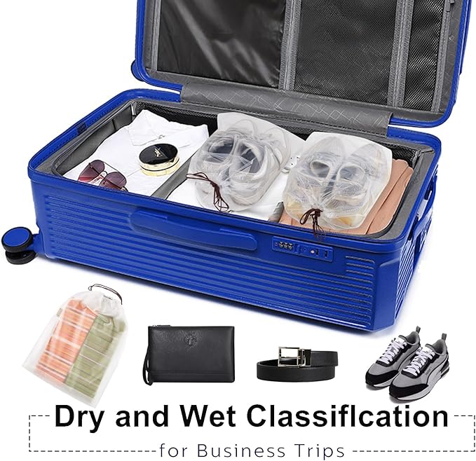 100 Pcs transparent Shoe Bags for Travel,11.8“ x 15.7”,Drawstring Travel Shoe Bags for Packing,Waterproof Dustproof Portable Travel Shoe Storage Bag for Men and Womens Per Piece