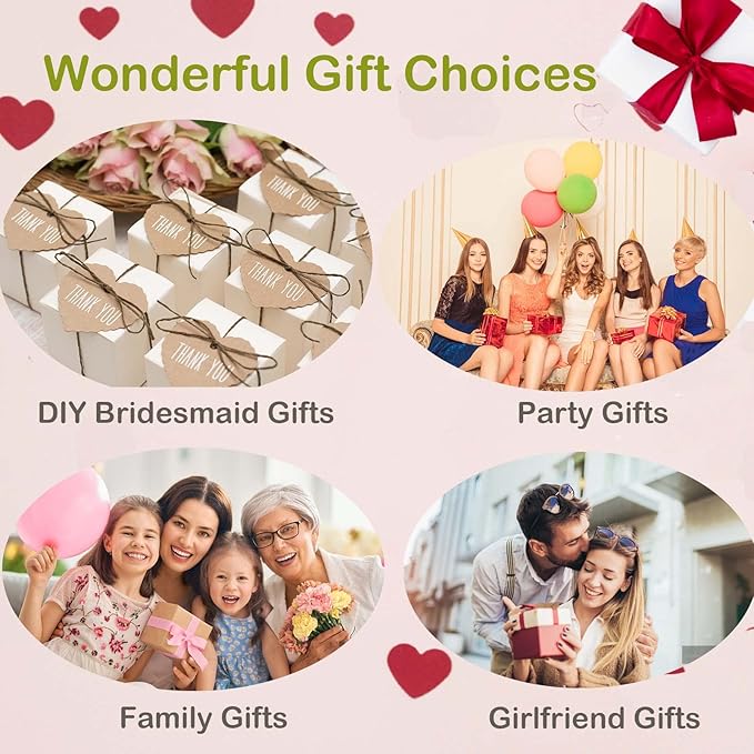 Travel Jewelry Case Bridesmaid Gifts Box,6 Pack Small Jewelry Box Mini Jewelry Organizer,PU Leather Portable Earring Storage Box for Women Girls Bridesmaid Proposal Gifts