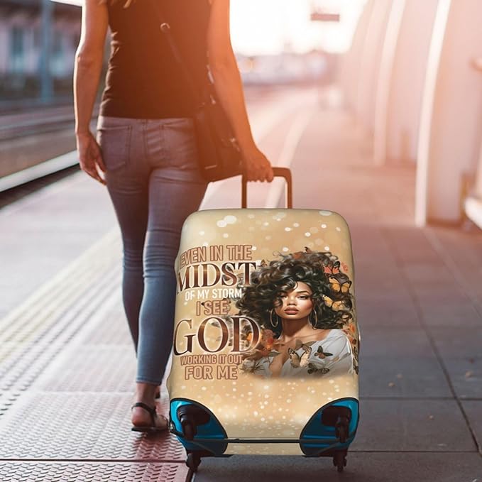 Luggage covers for suitcase luggage cover for Suitcase Washable Suitcase Protector Anti-scratch Suitcase cover Large 4