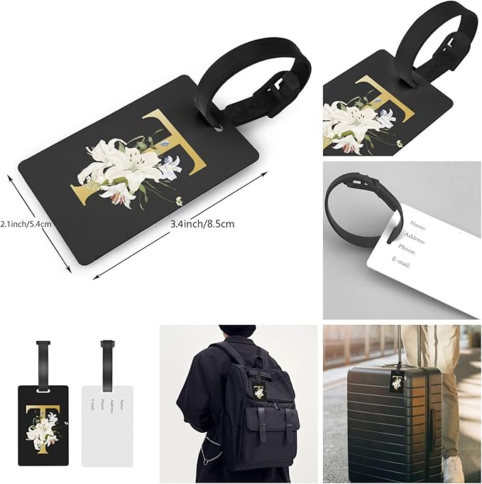 Decorative T Suitcase Protectors Elastic Washable Luggage Covers With Concealed Zippers For 18-32 Inch Luggage (Size L: Fits 25-28 Inch)