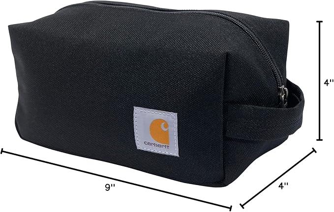 Carhartt Durable Travel Kit, Organize Essentials W/the Water Resistance Free Toiletry Bag