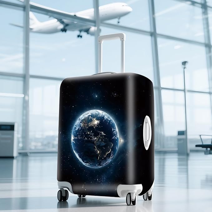 ANNA QUEEN Travel Luggage Cover Suitcase Protector Suitcase Cover Anti-Scratch,Stretchable Bag Cover Washable Durable Polyester
