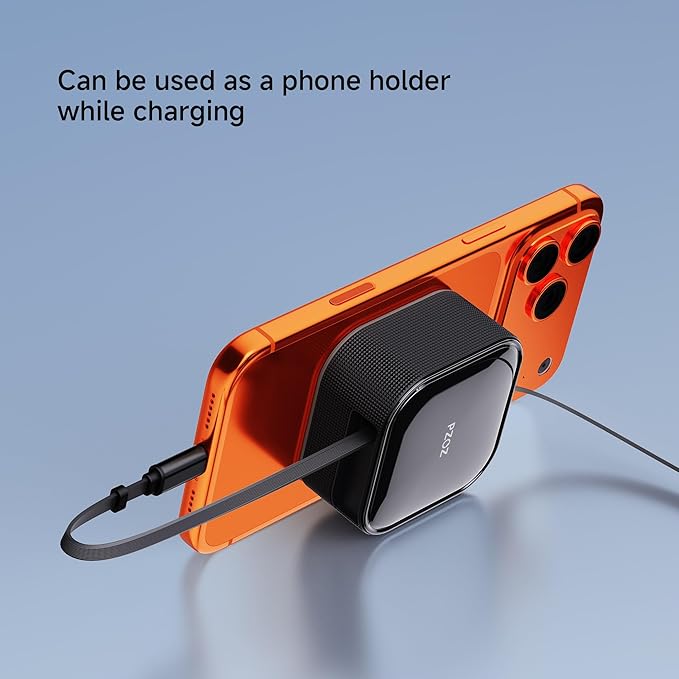 PZOZ Retractable USB C Charging Cable Two-Way Freely Retractable Charger/Data Type C 60W for Desktop Car Cable Management Organizers Suitable iPhone/Samsung/MacBook/iPad