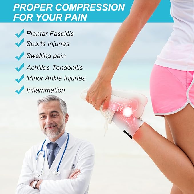 PAPLUS Ankle Compression Socks for Women 6 Pairs, Running Athletic Socks with Arch Support,Plantar Fasciitis Socks