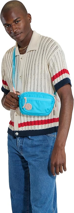 Baboon to the Moon Fanny Pack - Trendy, Compact, Water-Repellent Waist Bag in Multiple Colors and Sizes for Men and Women (Bluebell, Mini (1.5L))