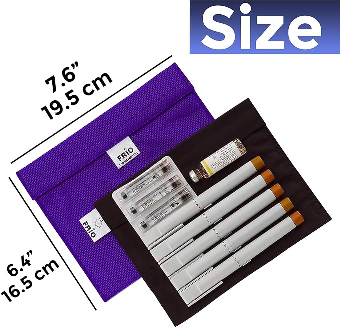 FRIO Extra Large Insulin Cooling Wallet - Keep Medication Cool for 45+ Hours Insulin Bag - Perfect for Travel and Everyday Use
