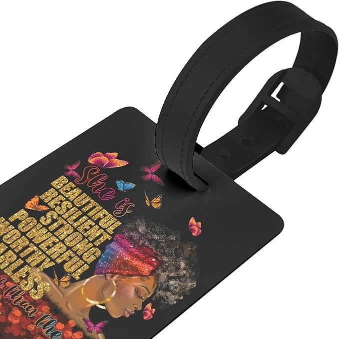 Travel Suitcase Protector African American Girl Elastic Protective Washable Luggage Cover With Concealed Zipper Suitable For 18-32 Inch(M (for 22-24 inch luggage))