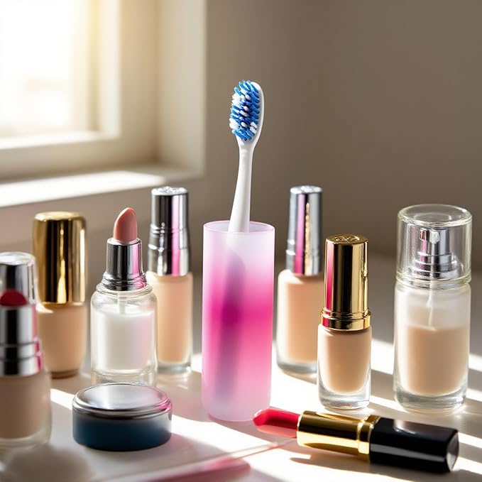 60 Pieces Travel Toothbrush Cases Holder Plastic Toothbrush Holders Portable Toothbrush Case Toothbrush Case Holders for Indoor Outdoor Travel Trip Home Camping School (6 Color)